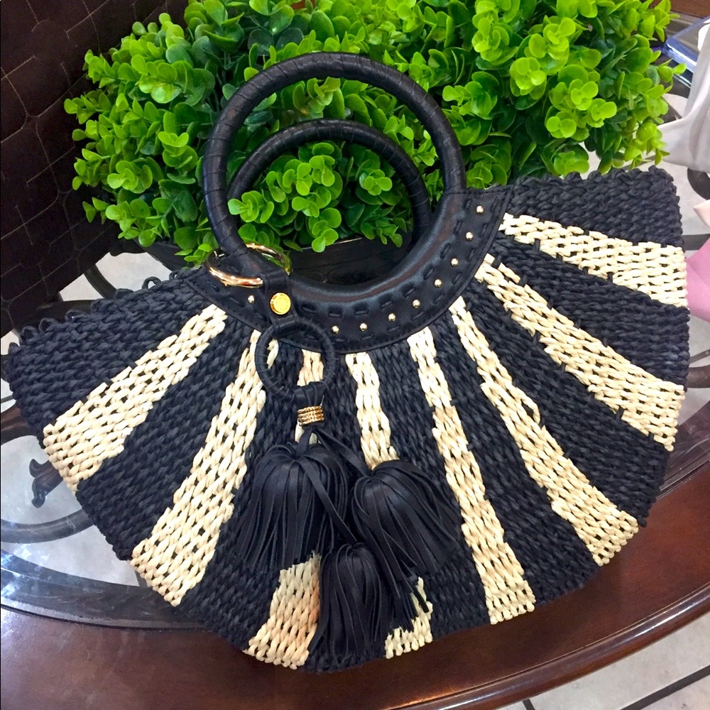 Henri Bendel Half Circle Satchel